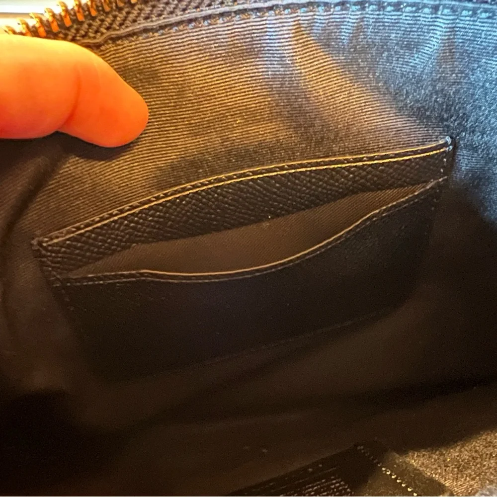 Coach Black Leather Wristlet - Picture 4 of 13